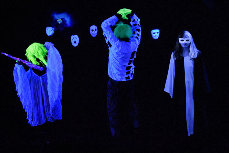 HILT black light theatre 2026 masks